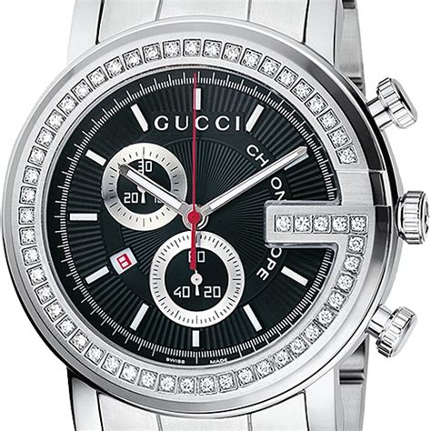 gucci men's watch with diamonds